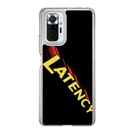 スリムプロテクションケース［ LATENCY - Rock logo - Black ］