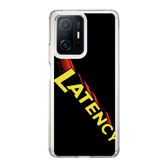 スリムプロテクションケース［ LATENCY - Rock logo - Black ］