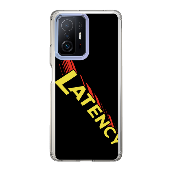 スリムプロテクションケース［ LATENCY - Rock logo - Black ］