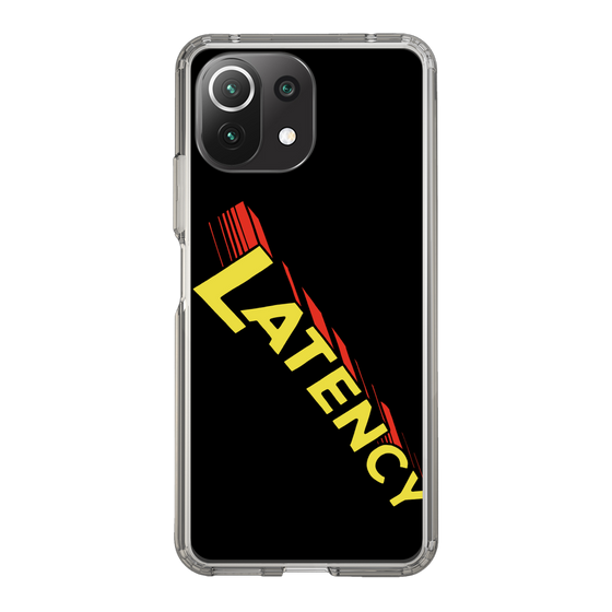 スリムプロテクションケース［ LATENCY - Rock logo - Black ］