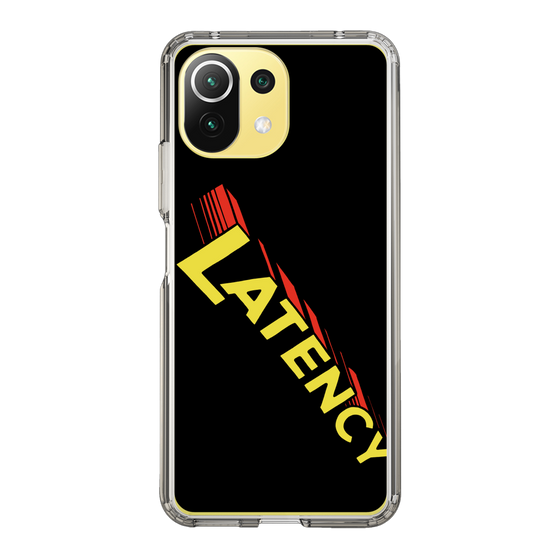 スリムプロテクションケース［ LATENCY - Rock logo - Black ］