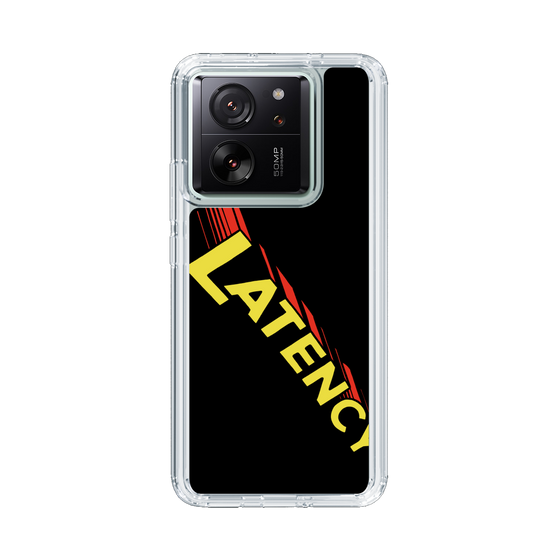 スリムプロテクションケース［ LATENCY - Rock logo - Black ］