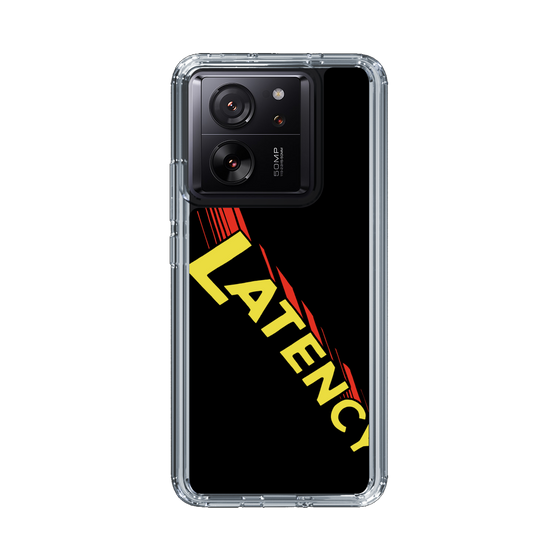 スリムプロテクションケース［ LATENCY - Rock logo - Black ］