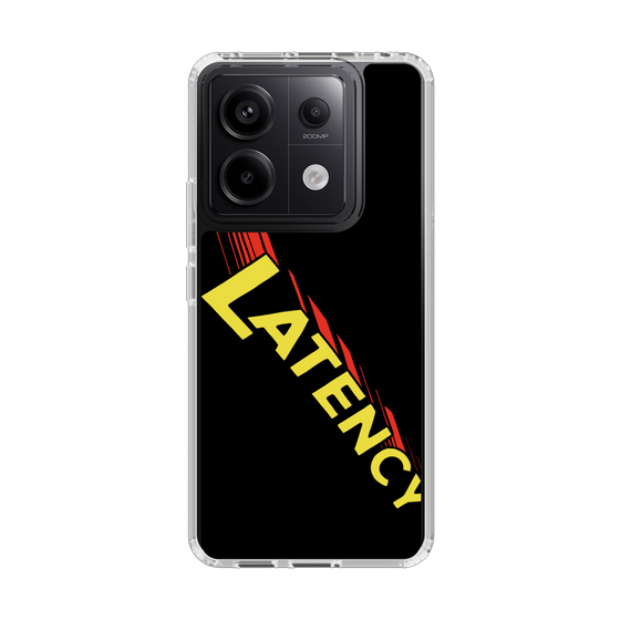スリムプロテクションケース［ LATENCY - Rock logo - Black ］