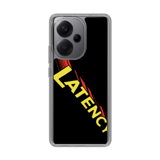 スリムプロテクションケース［ LATENCY - Rock logo - Black ］