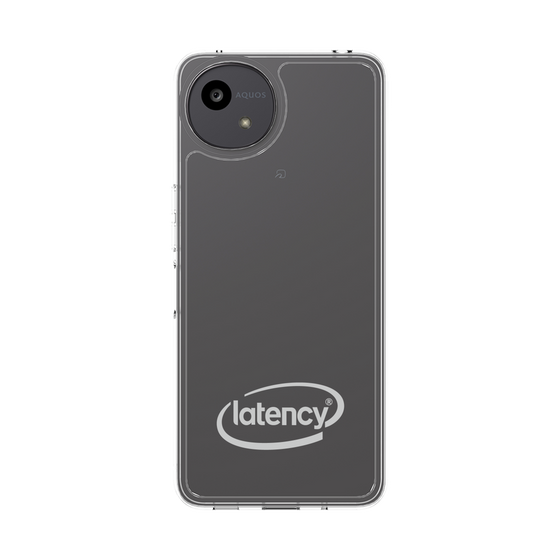 スリムプロテクションケース［ LATENCY - Circle logo - Gray ］