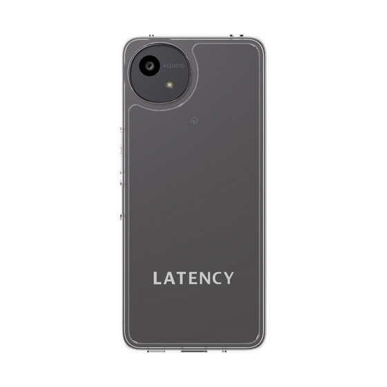 スリムプロテクションケース［ LATENCY - Logotype - Gray ］