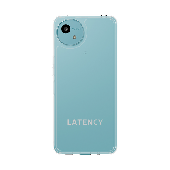 スリムプロテクションケース［ LATENCY - Logotype - Gray ］