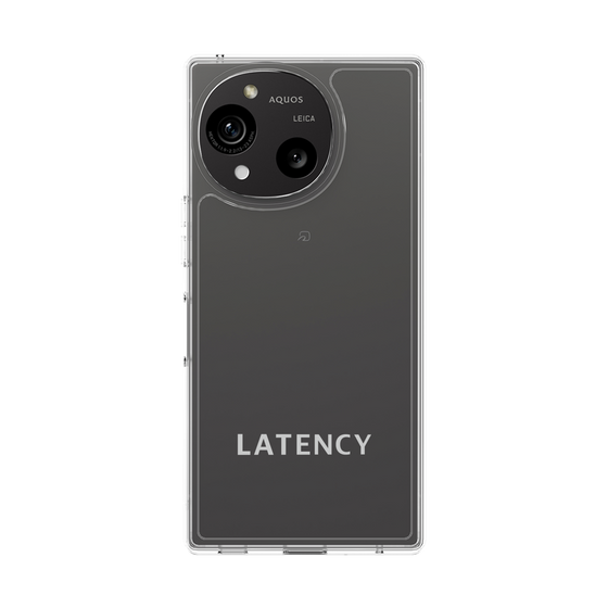 スリムプロテクションケース［ LATENCY - Logotype - Gray ］