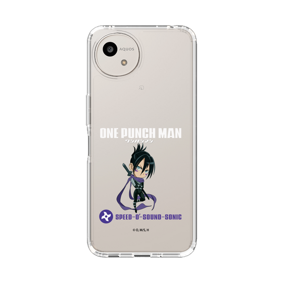 スリムプロテクションケース［ ワンパンマン - 音速のソニック - ミニキャラ ］