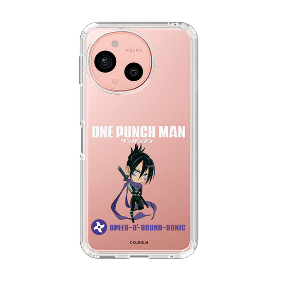 スリムプロテクションケース［ ワンパンマン - 音速のソニック - ミニキャラ ］