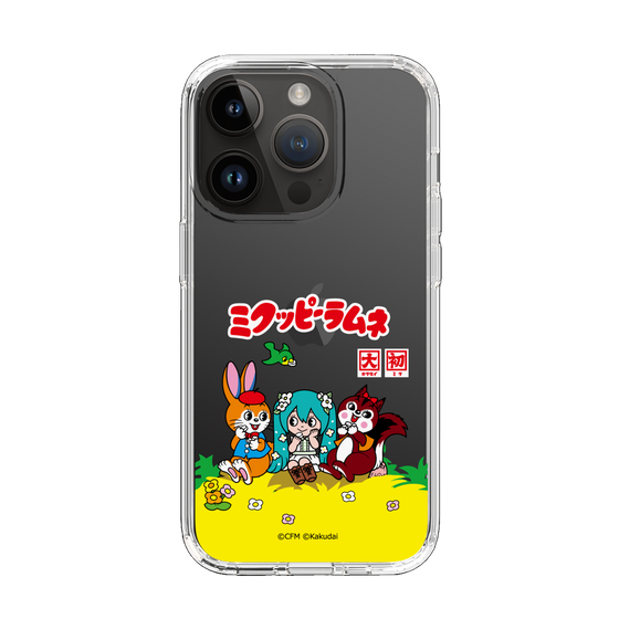 スリムプロテクションケース［ 初音ミク×クッピーラムネ - パッケージ - クリア ］