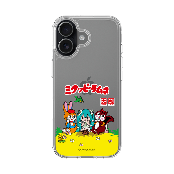 スリムプロテクションケース［ 初音ミク×クッピーラムネ - パッケージ - クリア ］