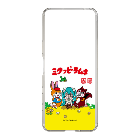 スリムプロテクションケース［ 初音ミク×クッピーラムネ - パッケージ - クリア ］