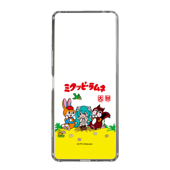 スリムプロテクションケース［ 初音ミク×クッピーラムネ - パッケージ - クリア ］