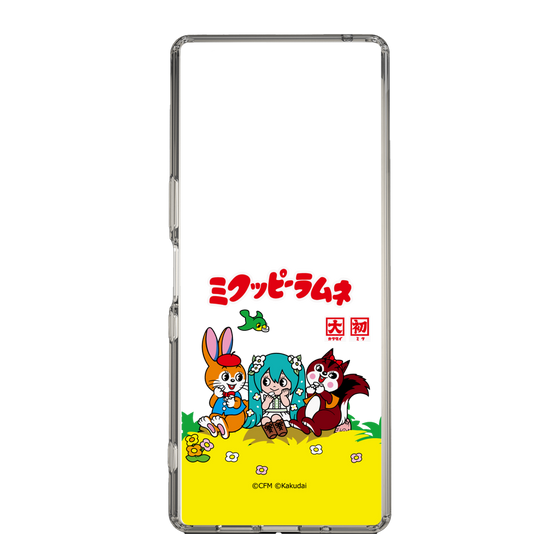 スリムプロテクションケース［ 初音ミク×クッピーラムネ - パッケージ - クリア ］
