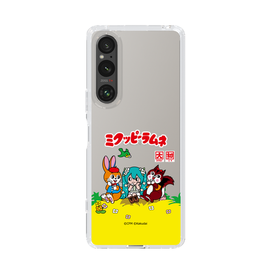 スリムプロテクションケース［ 初音ミク×クッピーラムネ - パッケージ - クリア ］