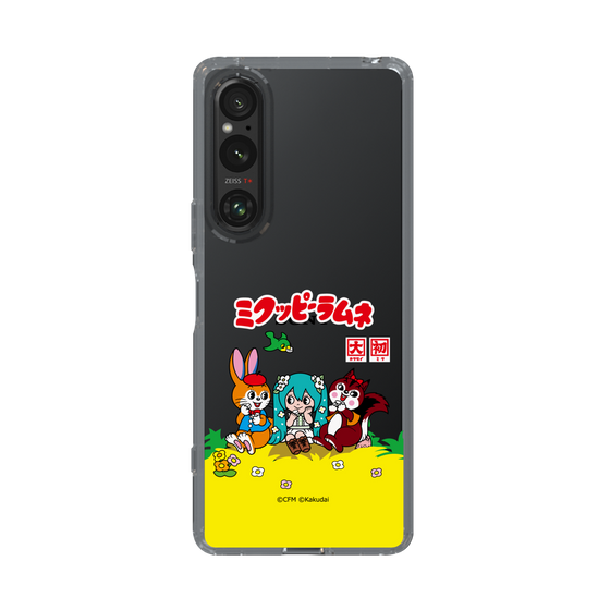 スリムプロテクションケース［ 初音ミク×クッピーラムネ - パッケージ - クリア ］