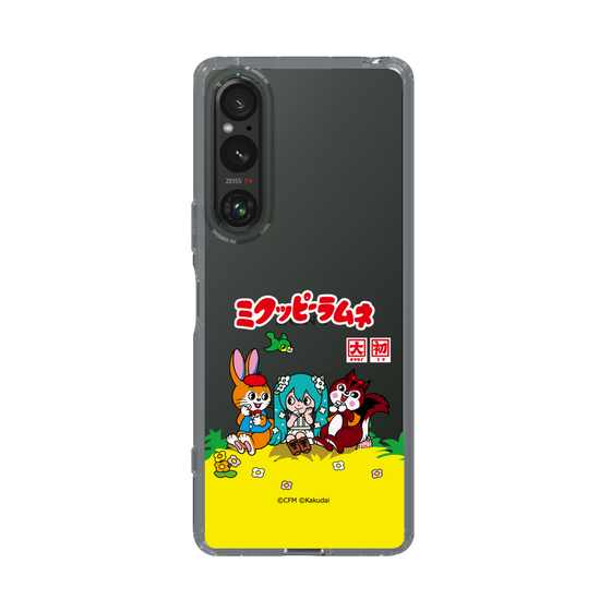 スリムプロテクションケース［ 初音ミク×クッピーラムネ - パッケージ - クリア ］
