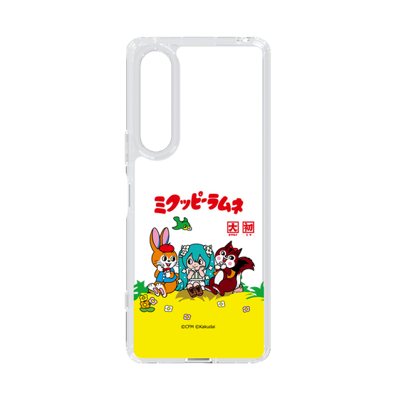 スリムプロテクションケース［ 初音ミク×クッピーラムネ - パッケージ - クリア ］
