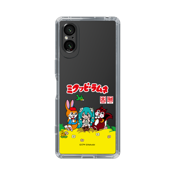 スリムプロテクションケース［ 初音ミク×クッピーラムネ - パッケージ - クリア ］