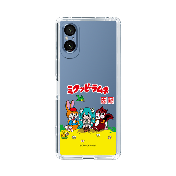 スリムプロテクションケース［ 初音ミク×クッピーラムネ - パッケージ - クリア ］