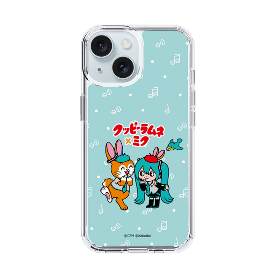 スリムプロテクションケース［ 初音ミク×クッピーラムネ - 初音ミク×クッピー - デフォルメイラスト ］