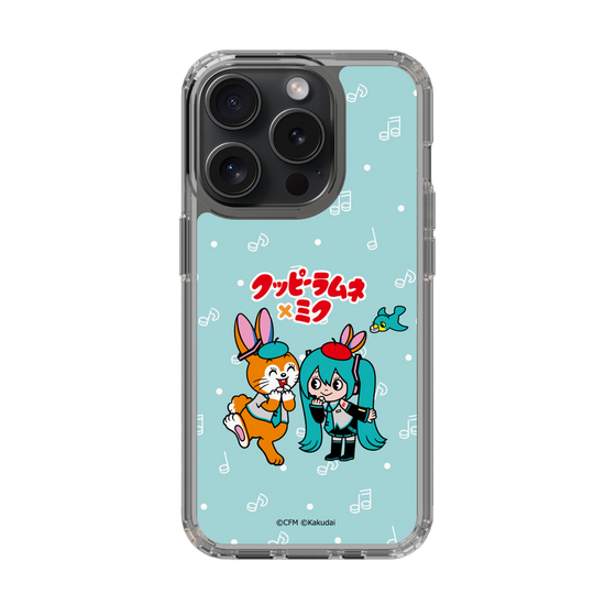 スリムプロテクションケース［ 初音ミク×クッピーラムネ - 初音ミク×クッピー - デフォルメイラスト ］