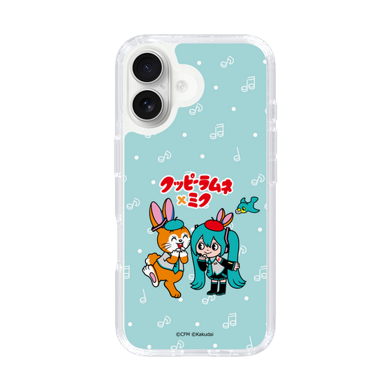 スリムプロテクションケース［ 初音ミク×クッピーラムネ - 初音ミク×クッピー - デフォルメイラスト ］