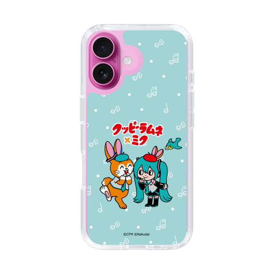 スリムプロテクションケース［ 初音ミク×クッピーラムネ - 初音ミク×クッピー - デフォルメイラスト ］