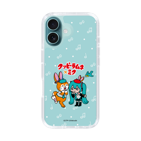 スリムプロテクションケース［ 初音ミク×クッピーラムネ - 初音ミク×クッピー - デフォルメイラスト ］