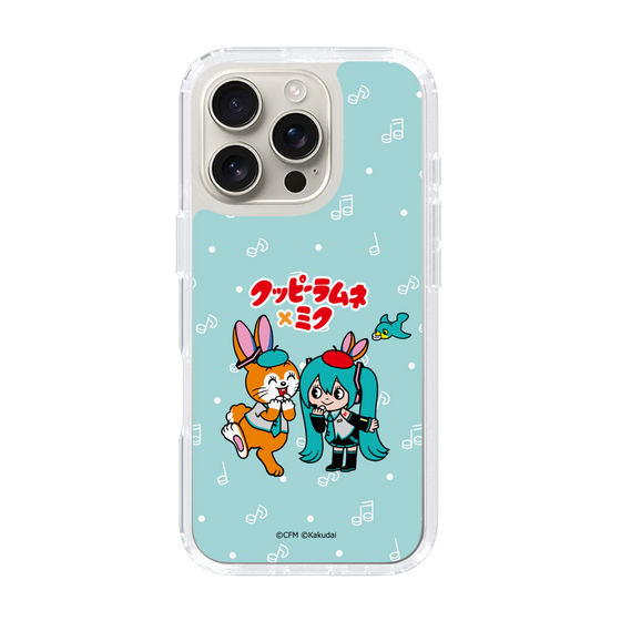スリムプロテクションケース［ 初音ミク×クッピーラムネ - 初音ミク×クッピー - デフォルメイラスト ］