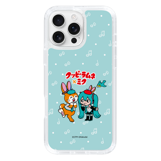 スリムプロテクションケース［ 初音ミク×クッピーラムネ - 初音ミク×クッピー - デフォルメイラスト ］