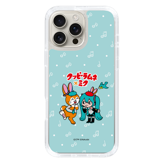 スリムプロテクションケース［ 初音ミク×クッピーラムネ - 初音ミク×クッピー - デフォルメイラスト ］