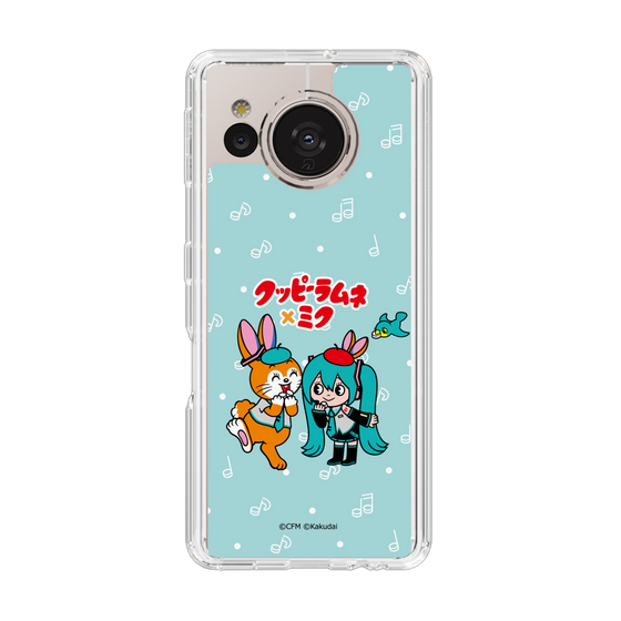 スリムプロテクションケース［ 初音ミク×クッピーラムネ - 初音ミク×クッピー - デフォルメイラスト ］