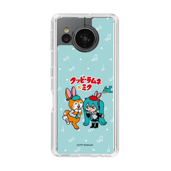 スリムプロテクションケース［ 初音ミク×クッピーラムネ - 初音ミク×クッピー - デフォルメイラスト ］