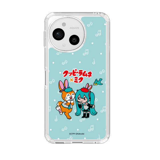 スリムプロテクションケース［ 初音ミク×クッピーラムネ - 初音ミク×クッピー - デフォルメイラスト ］