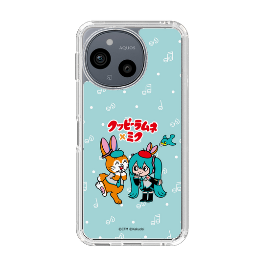 スリムプロテクションケース［ 初音ミク×クッピーラムネ - 初音ミク×クッピー - デフォルメイラスト ］