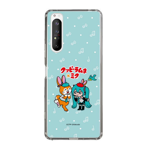 スリムプロテクションケース［ 初音ミク×クッピーラムネ - 初音ミク×クッピー - デフォルメイラスト ］