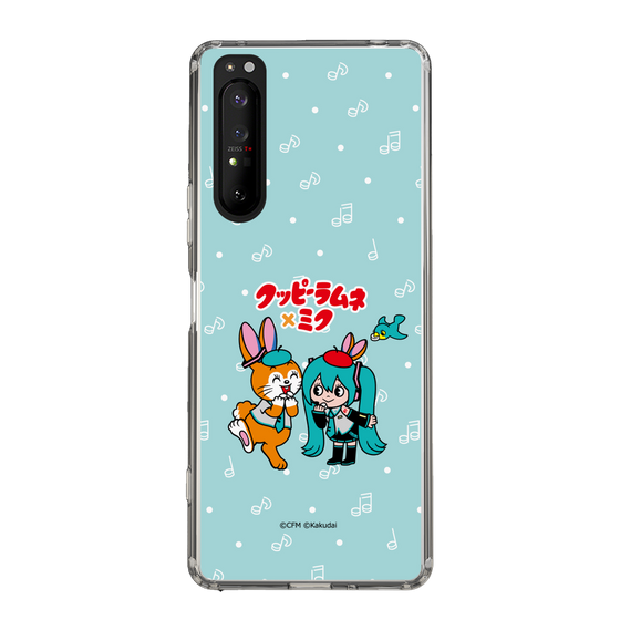 スリムプロテクションケース［ 初音ミク×クッピーラムネ - 初音ミク×クッピー - デフォルメイラスト ］