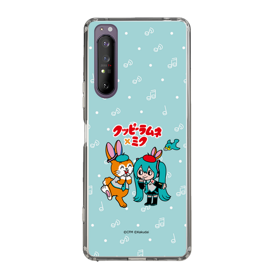スリムプロテクションケース［ 初音ミク×クッピーラムネ - 初音ミク×クッピー - デフォルメイラスト ］