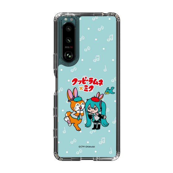 スリムプロテクションケース［ 初音ミク×クッピーラムネ - 初音ミク×クッピー - デフォルメイラスト ］