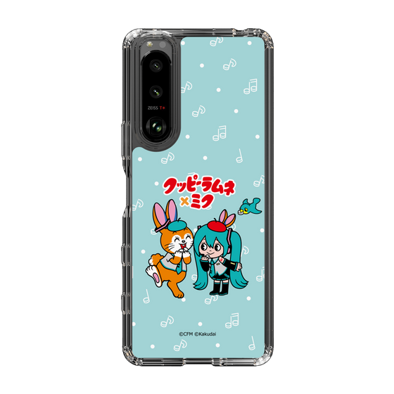 スリムプロテクションケース［ 初音ミク×クッピーラムネ - 初音ミク×クッピー - デフォルメイラスト ］
