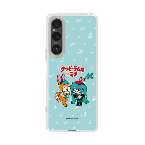 スリムプロテクションケース［ 初音ミク×クッピーラムネ - 初音ミク×クッピー - デフォルメイラスト ］