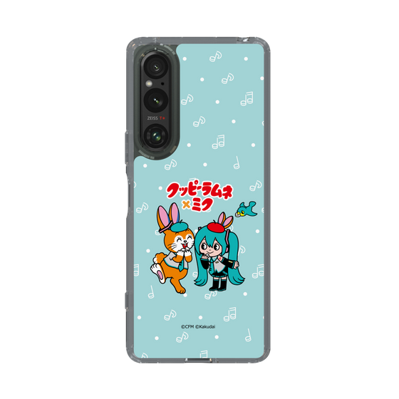 スリムプロテクションケース［ 初音ミク×クッピーラムネ - 初音ミク×クッピー - デフォルメイラスト ］