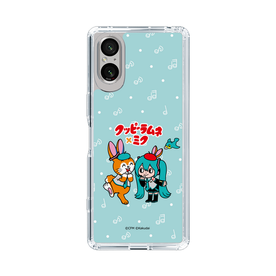 スリムプロテクションケース［ 初音ミク×クッピーラムネ - 初音ミク×クッピー - デフォルメイラスト ］
