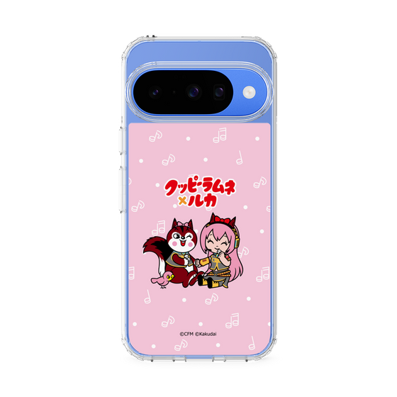 スリムプロテクションケース［ 初音ミク×クッピーラムネ - 巡音ルカ×ラム - デフォルメイラスト ］
