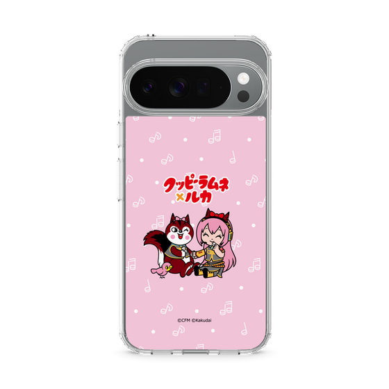 スリムプロテクションケース［ 初音ミク×クッピーラムネ - 巡音ルカ×ラム - デフォルメイラスト ］