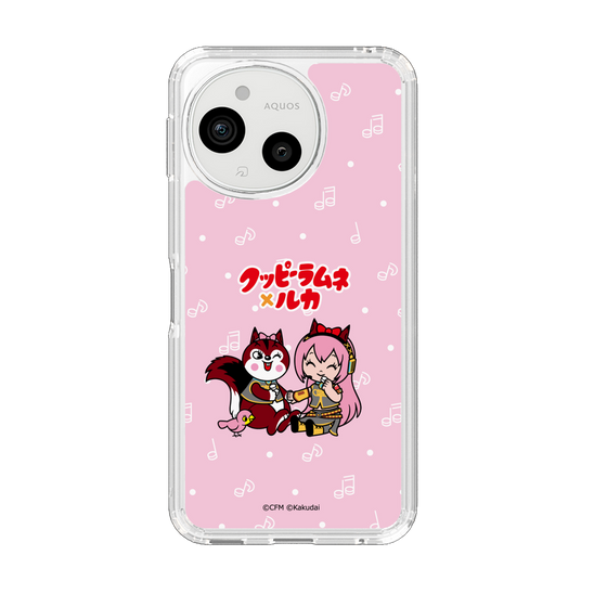 スリムプロテクションケース［ 初音ミク×クッピーラムネ - 巡音ルカ×ラム - デフォルメイラスト ］