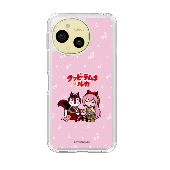 スリムプロテクションケース［ 初音ミク×クッピーラムネ - 巡音ルカ×ラム - デフォルメイラスト ］